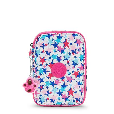 Kipling 100 Pens Makeup Bags Pink | IE_Ki1171Q