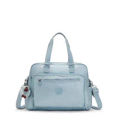 Kipling Alanna Metallic Handbags Turquoise Metal | IE_Ki1875G