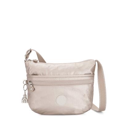 Kipling Arto Small Crossbody Bags Metal | IE_Ki1593F