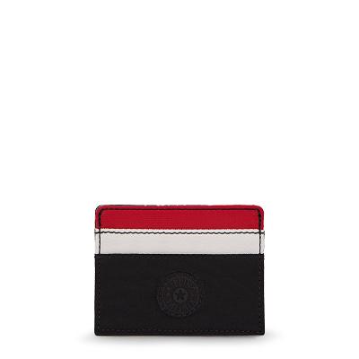 Kipling Cardy Wallets Black Red | IE_Ki1228A