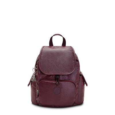 Kipling City Pack Mini Travel Backpacks Burgundy | IE_Ki1464Q