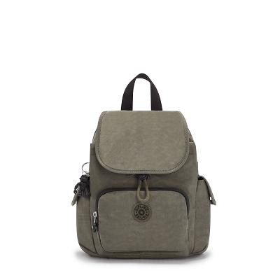 Kipling City Pack Mini Travel Backpacks Green | IE_Ki1469Y