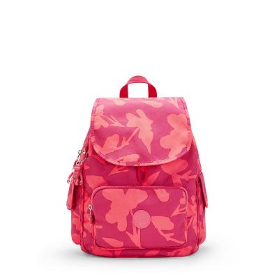 Kipling City Pack Small Backpacks Coral Flower | IE_Ki1303H