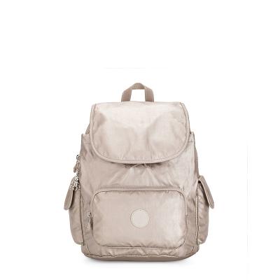 Kipling City Pack Small Travel Backpacks Metal | IE_Ki1477D