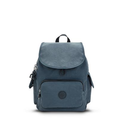 Kipling City Pack Small Travel Backpacks Navy Grey | IE_Ki1484O