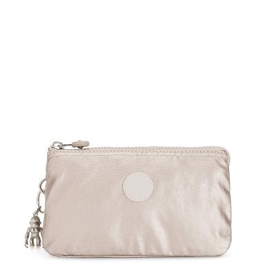 Kipling Creativity Large Makeup Bags Metal | IE_Ki1192O