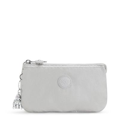 Kipling Creativity Large Makeup Bags Silver | IE_Ki1188T