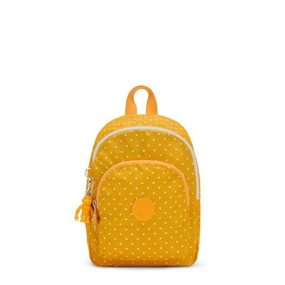 Kipling Curtis Compact Travel Backpacks Yellow | IE_Ki1493F