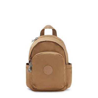 Kipling Delia Mini Backpacks Khaki | IE_Ki1343C