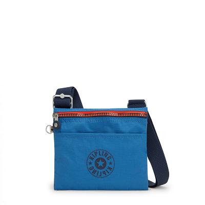 Kipling Gib Crossbody Bags Blue | IE_Ki1682O