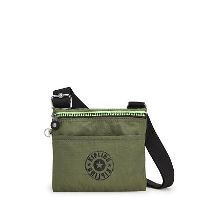 Kipling Gib Crossbody Bags Olive | IE_Ki1685A