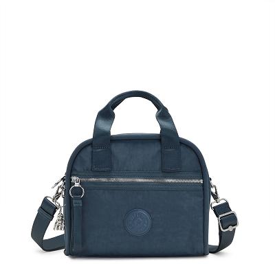 Kipling Hadya Shoulder Bags Navy Grey | IE_Ki2047S