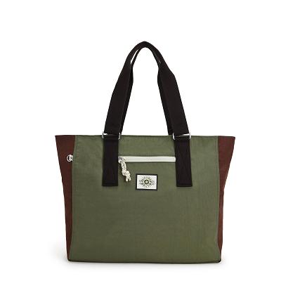 Kipling Jodi M Gym Bags Olive | IE_Ki1805G