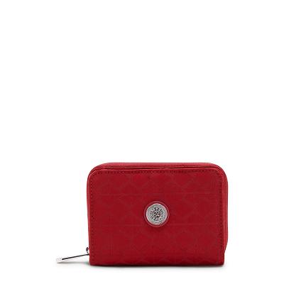 Kipling Money Love Wallets Red | IE_Ki1260U