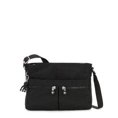 Kipling New Angie Crossbody Bags Black | IE_Ki1727Z