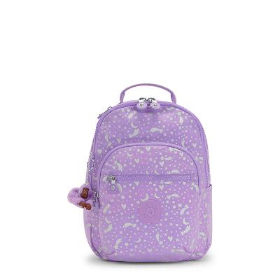 Kipling Seoul Small Travel Backpacks Metal | IE_Ki1536E