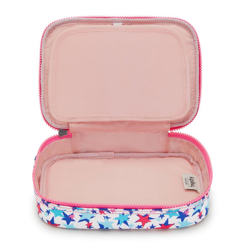 Kipling 100 Pens Makeup Bags Pink | IE_Ki1171Q