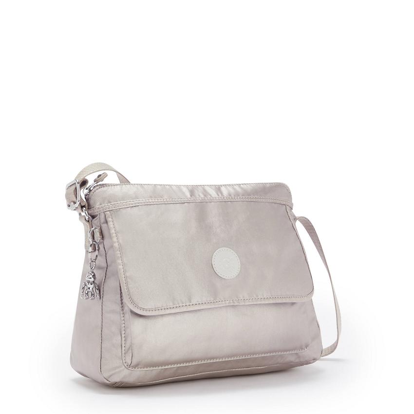 Kipling Aisling Crossbody Bags Metal | IE_Ki1556Q