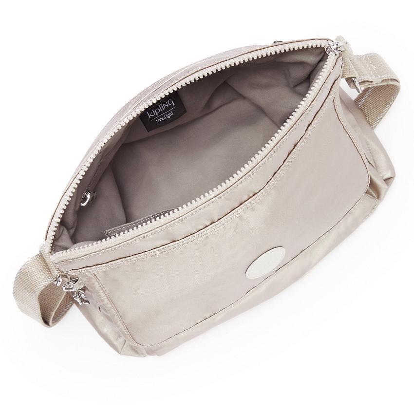 Kipling Aisling Crossbody Bags Metal | IE_Ki1556Q