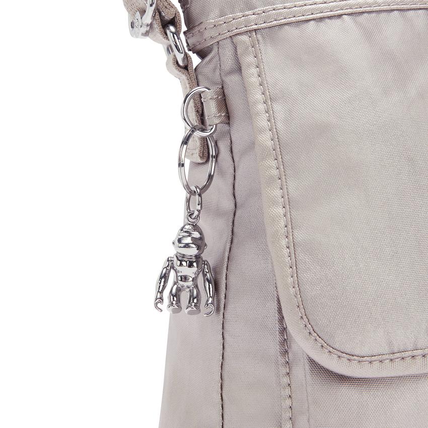 Kipling Aisling Crossbody Bags Metal | IE_Ki1556Q