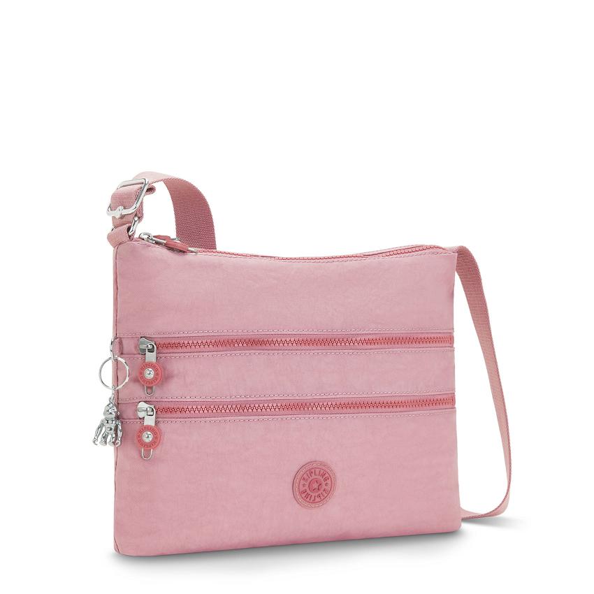 Kipling Alvar Crossbody Bags Lavender Pink | IE_Ki1568J