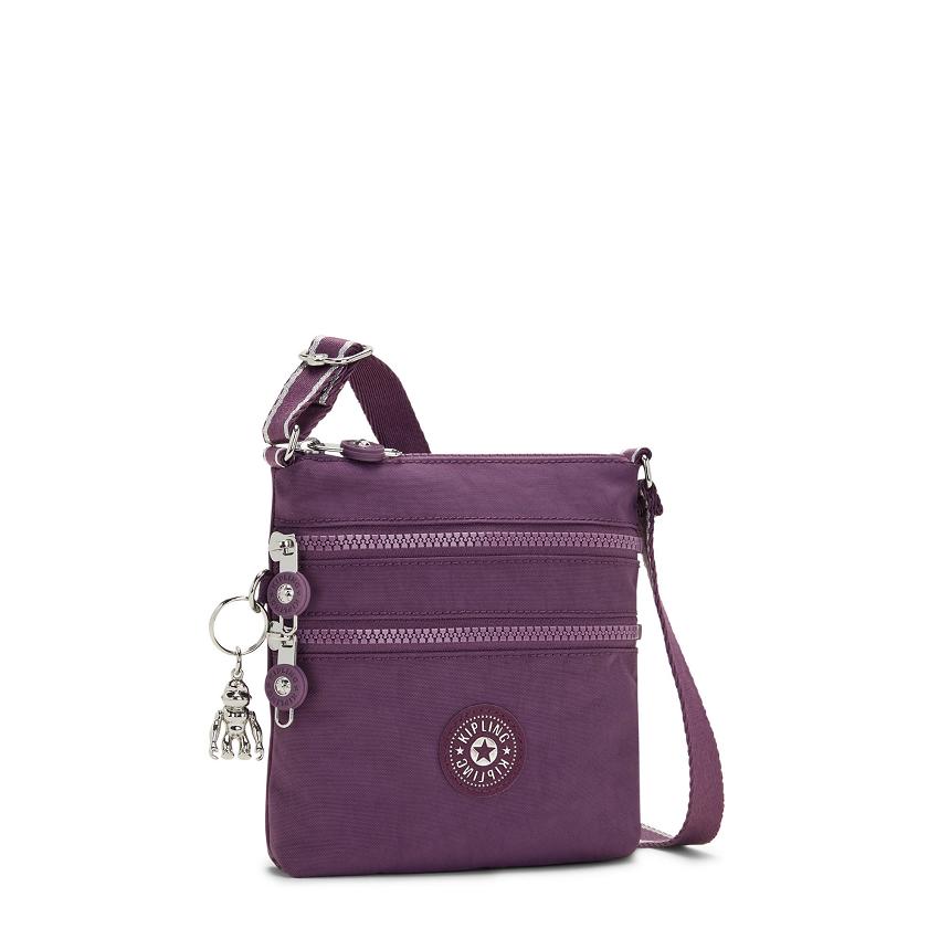 Kipling Alvar Extra Small Crossbody Bags Purple | IE_Ki1571E