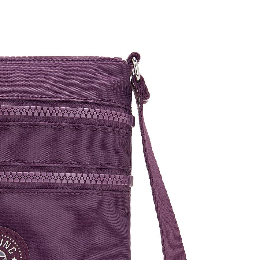 Kipling Alvar Extra Small Crossbody Bags Purple | IE_Ki1571E