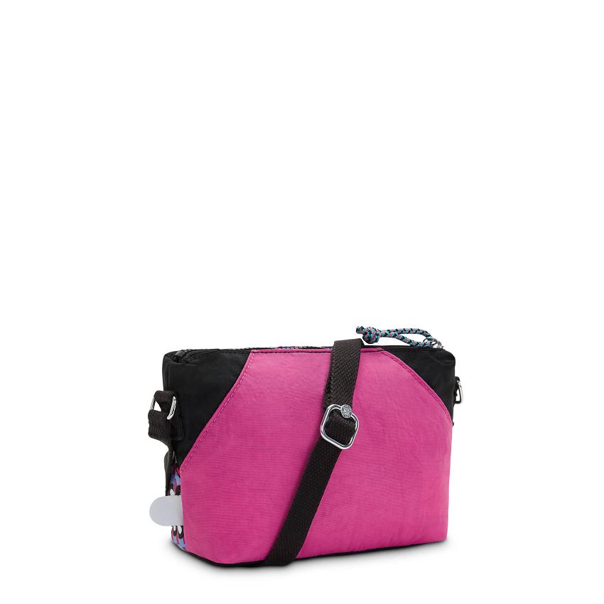 Kipling Art Extra Small Crossbody Bags Pink Black | IE_Ki1582D