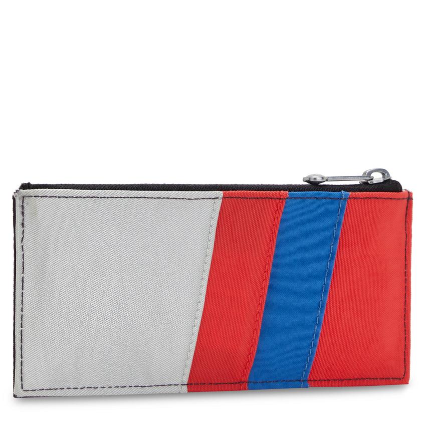 Kipling Brion Wallets Blue Red Silver | IE_Ki1224Y