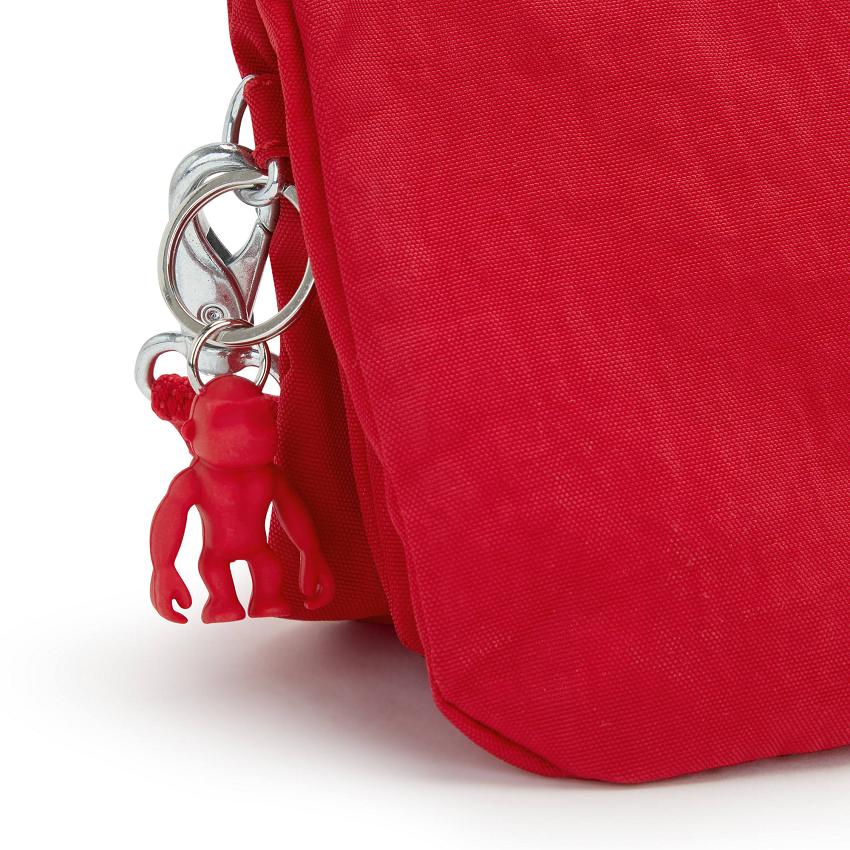 Kipling Gleam Pencil Case Red