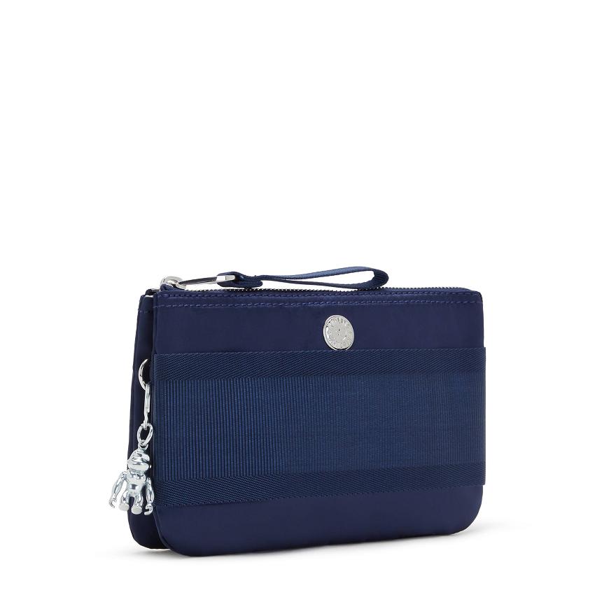 Kipling Creativity Extra Large Wallets Blue Stripes | IE_Ki1238C