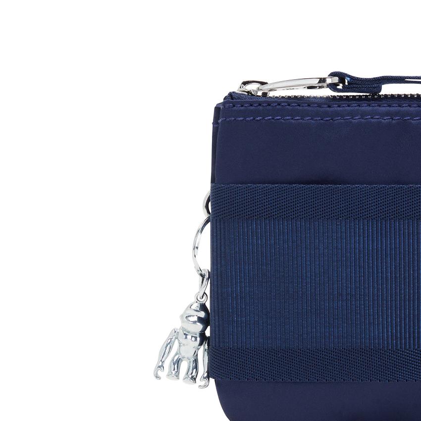 Kipling Creativity Extra Large Wallets Blue Stripes | IE_Ki1238C