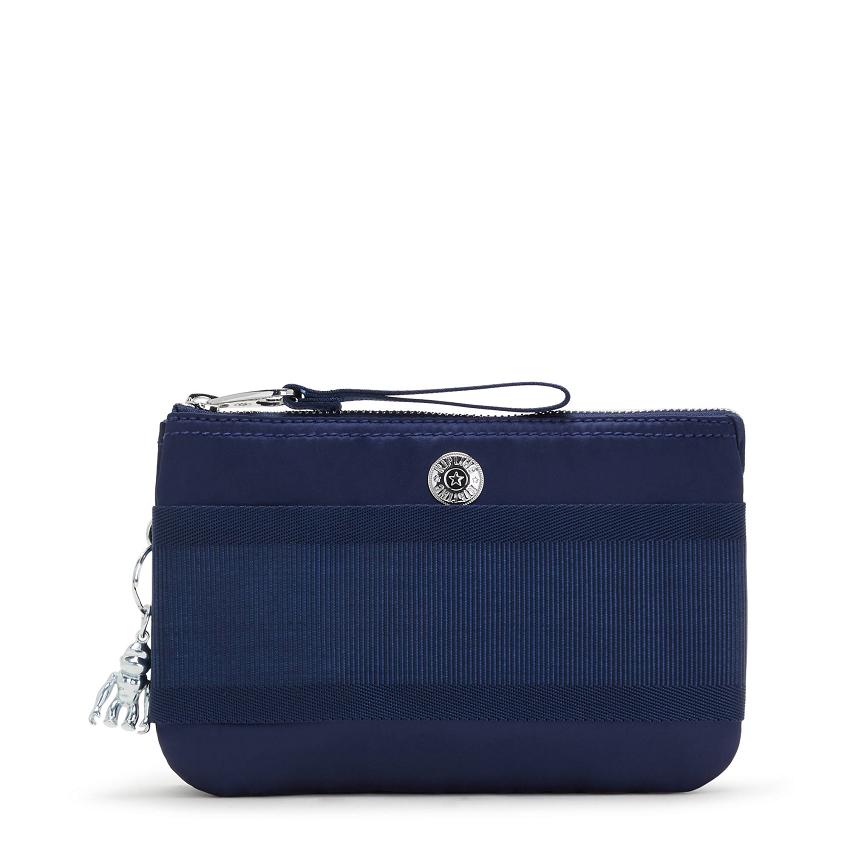 Kipling Creativity Extra Large Wallets Blue Stripes | IE_Ki1238C