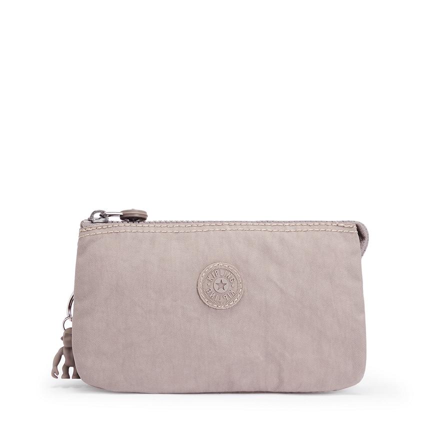 Kipling Creativity Large Makeup Bags Grey | IE_Ki1196S