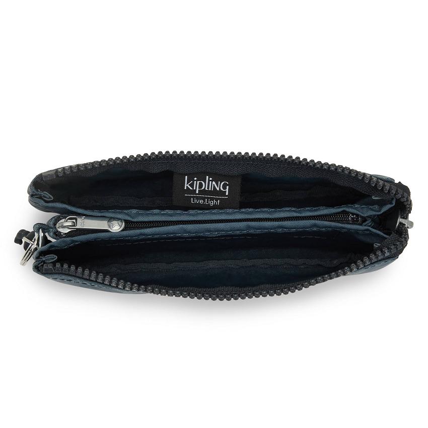 Kipling Creativity Large Makeup Bags Navy Grey | IE_Ki1189Y