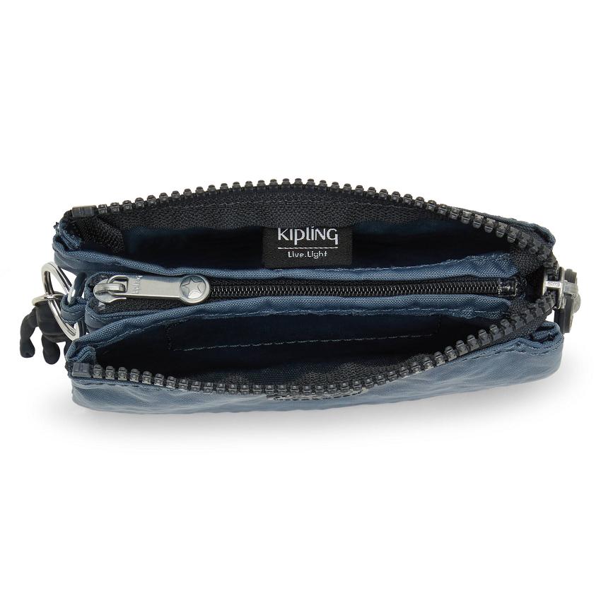 Kipling Creativity Small Wallets Navy Grey | IE_Ki1243F