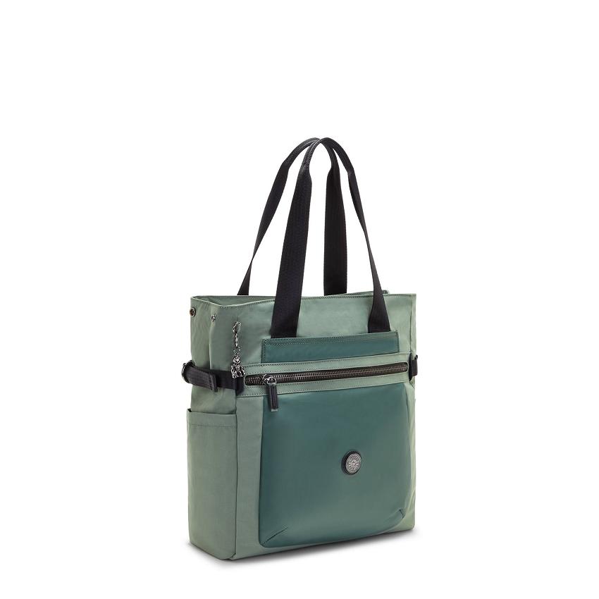 Kipling Faiza Shoulder Bags Green | IE_Ki2038H