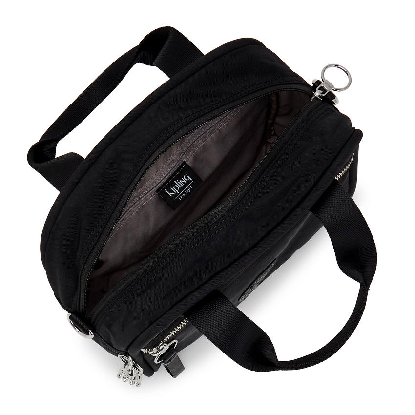 Kipling Hadya Shoulder Bags Black | IE_Ki2045P