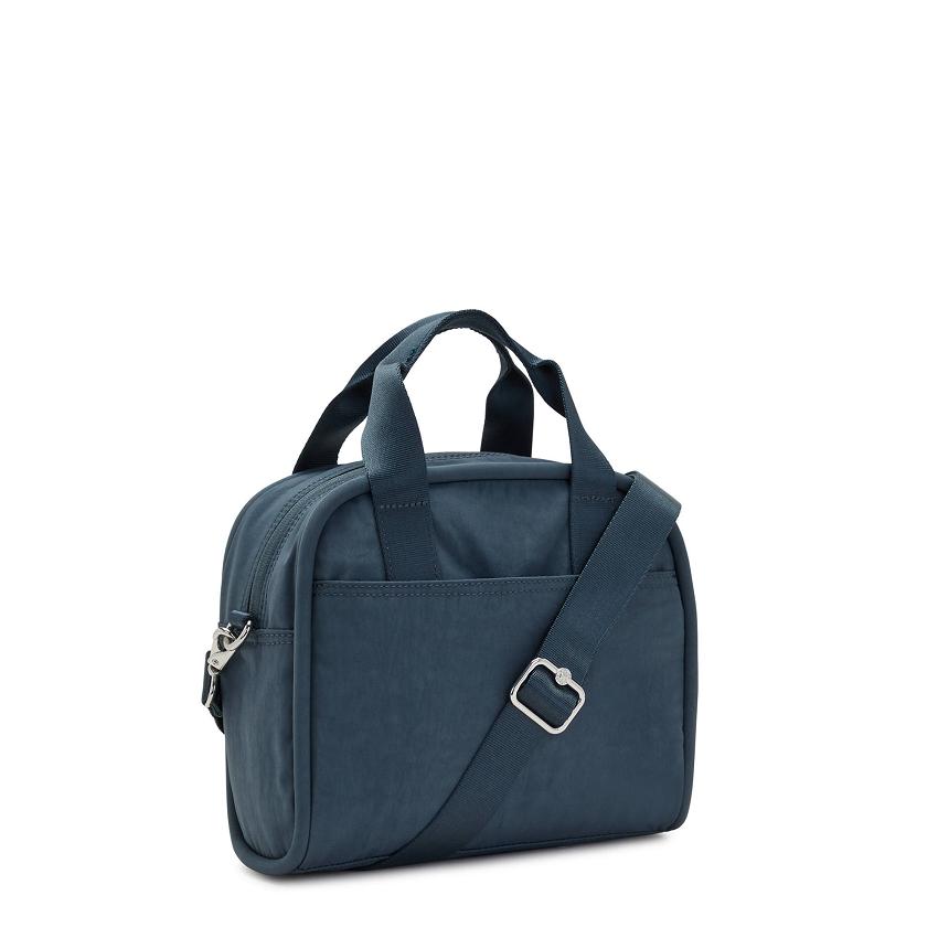 Kipling Hadya Shoulder Bags Navy Grey | IE_Ki2047S