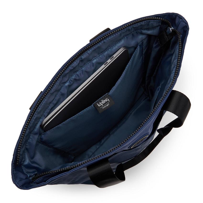 Kipling Hanifa Gym Bags Blue | IE_Ki1802S