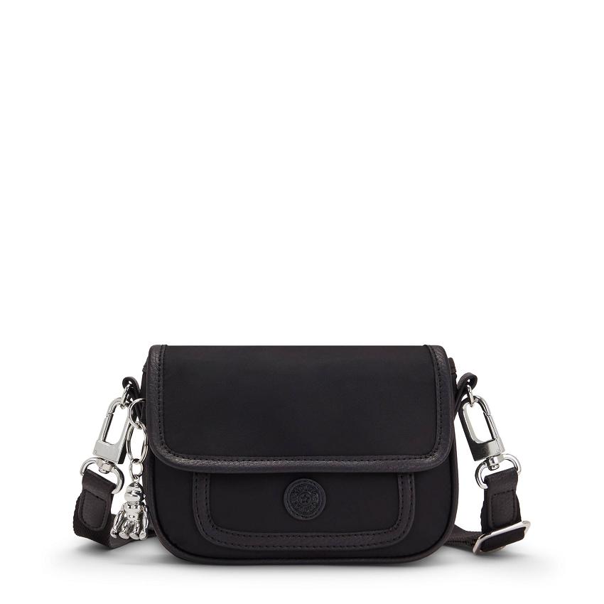 Kipling Inaki Small Crossbody Bags Black | IE_Ki1691L