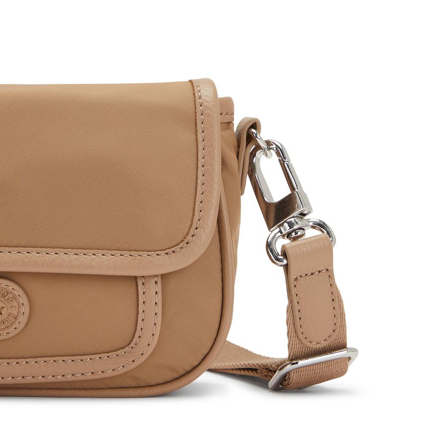 Kipling Inaki Small Crossbody Bags Khaki | IE_Ki1692Z