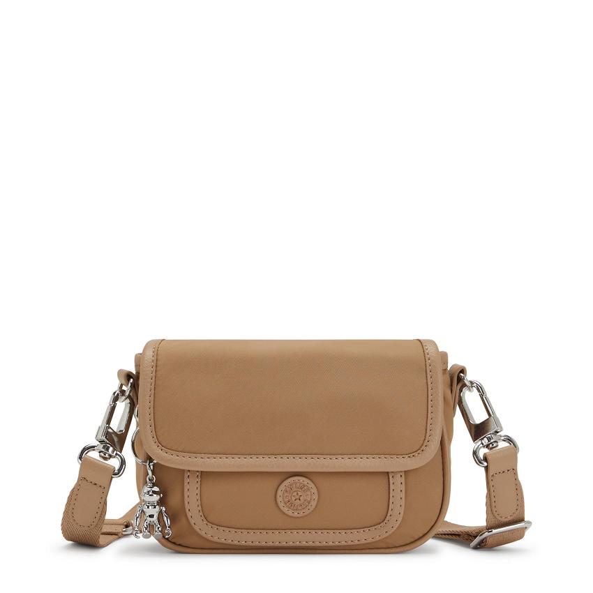 Kipling Inaki Small Crossbody Bags Khaki | IE_Ki1692Z