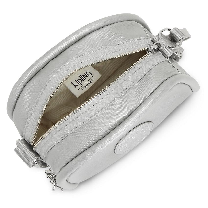 Kipling Jesper Crossbody Bags Silver | IE_Ki1699G