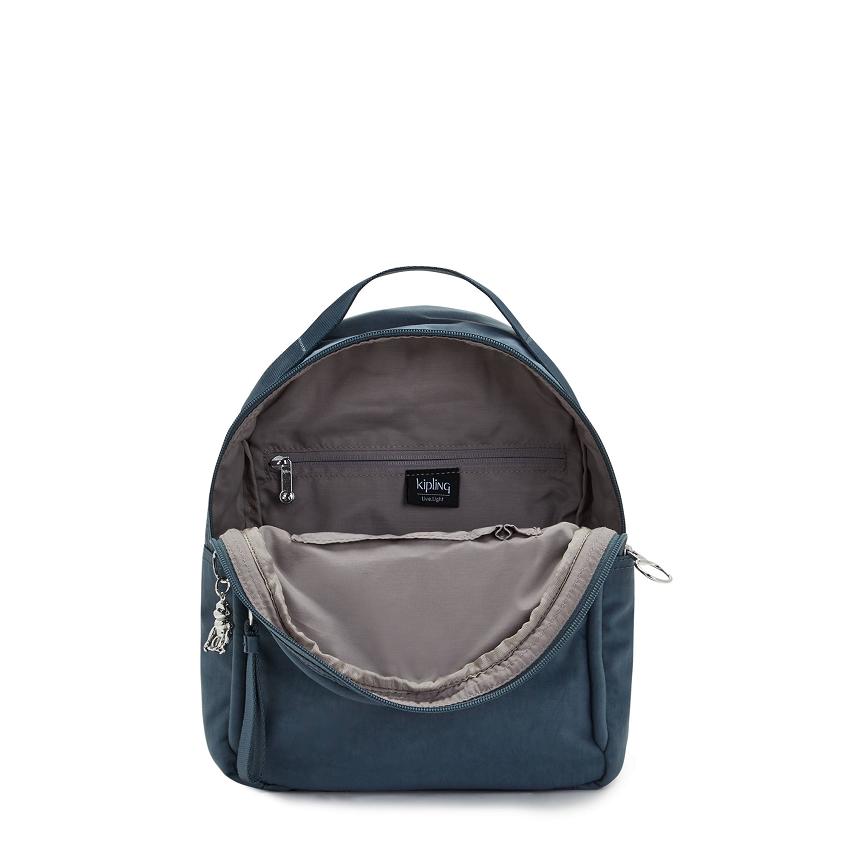 Kipling Kae Travel Backpacks Navy Grey | IE_Ki1523F