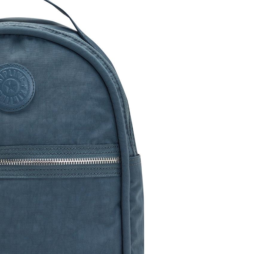 Kipling Kae Travel Backpacks Navy Grey | IE_Ki1523F