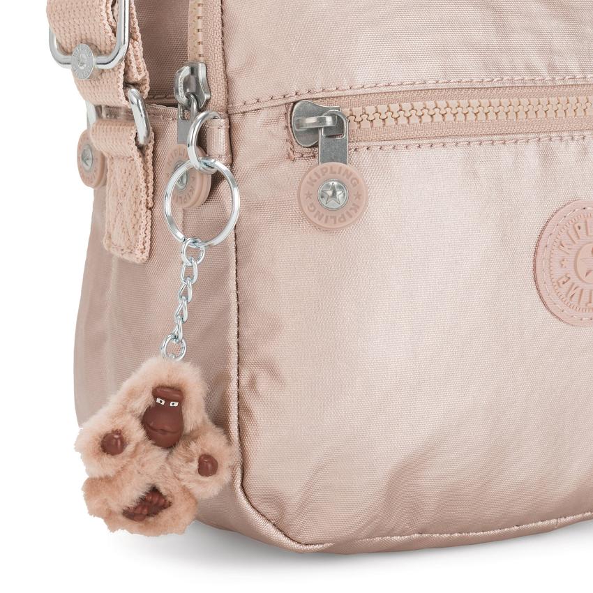 Kipling Keefe Crossbody Bags Metal | IE_Ki1706F