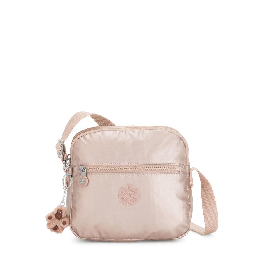 Kipling Keefe Crossbody Bags Metal | IE_Ki1706F