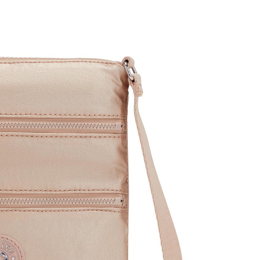 Kipling Keiko Crossbody Bags Gold Metal | IE_Ki1707H