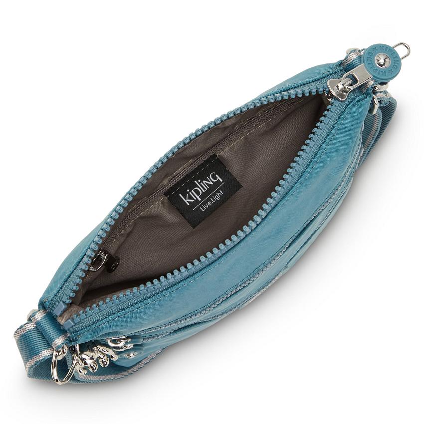 Kipling Keiko Crossbody Bags Turquoise | IE_Ki1716I